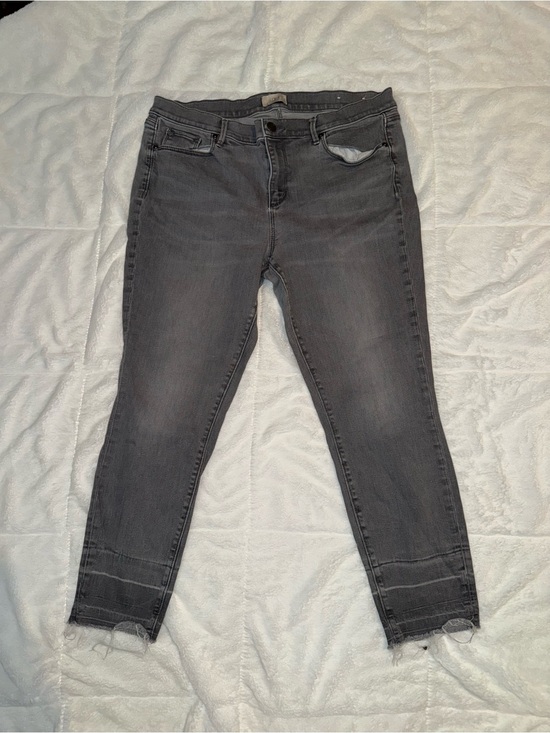 LOFT Denim - LOFT Charcoal Grey Ankle Skinny Jeans